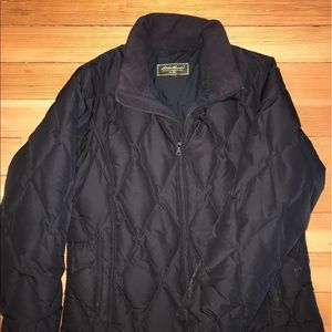 Eddie Bauer black puffy coat
